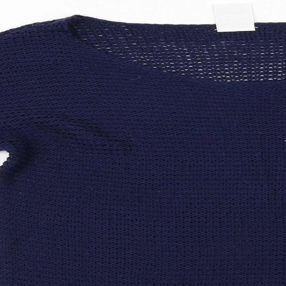 VERO MODA  Womens Blue   Pullover Jumper Size S