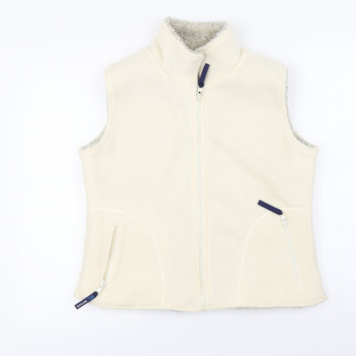 active  Womens Ivory   Gilet Coat Size L