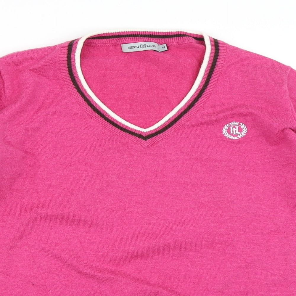 Henri Lloyd Womens Pink   Pullover Jumper Size S