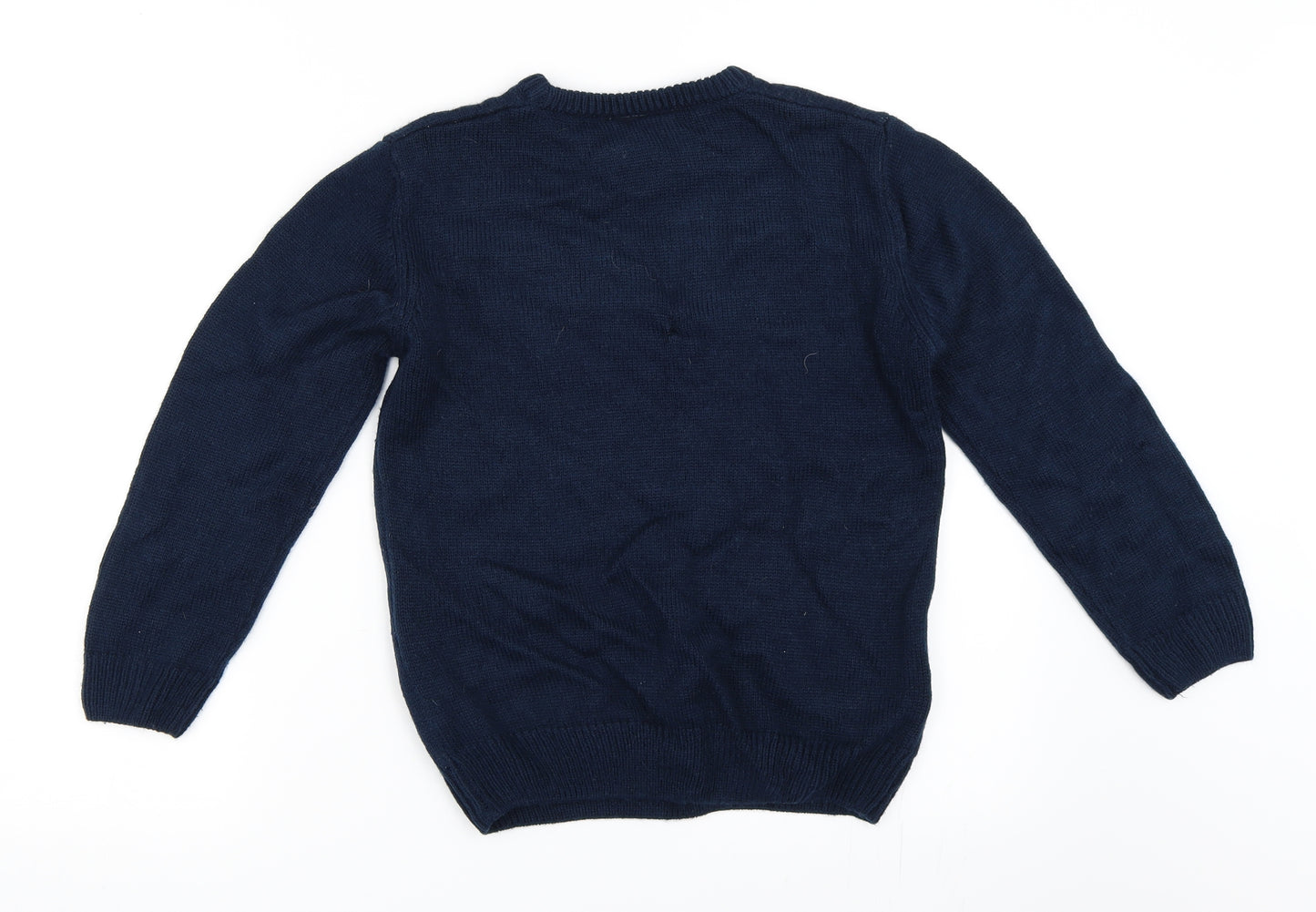 Primark Boys Blue   Pullover Jumper Size 11-12 Years  - the grinch christmas