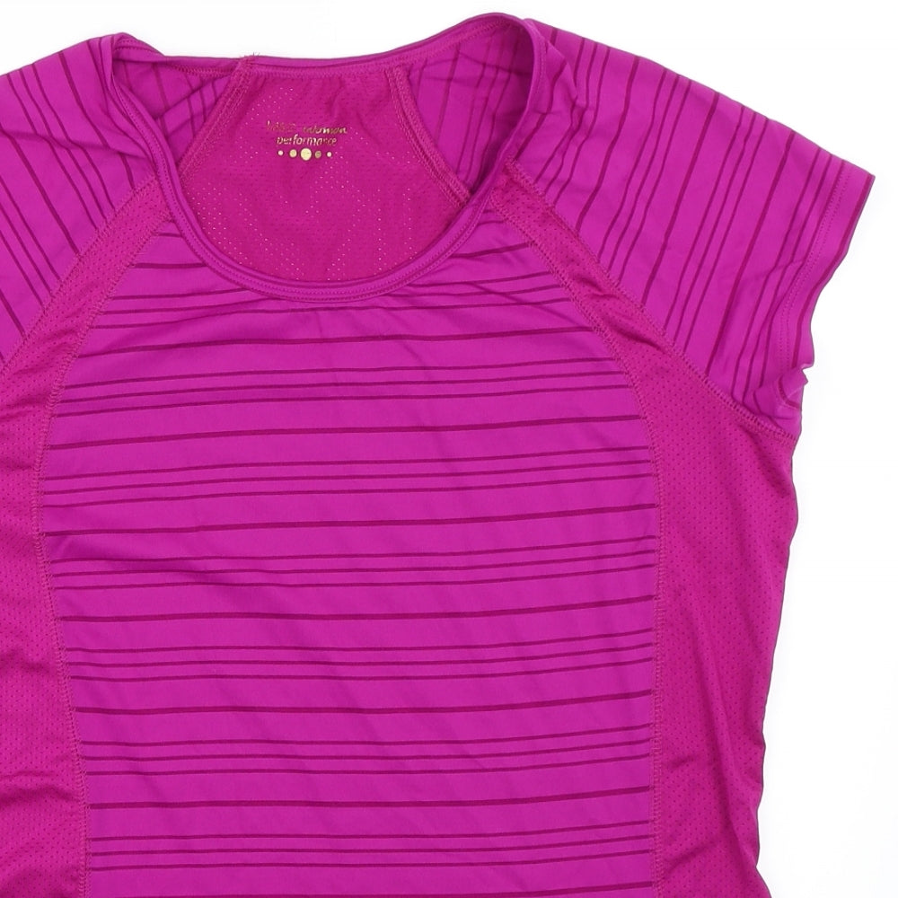 Marks and Spencer Womens Purple   Basic T-Shirt Size 16