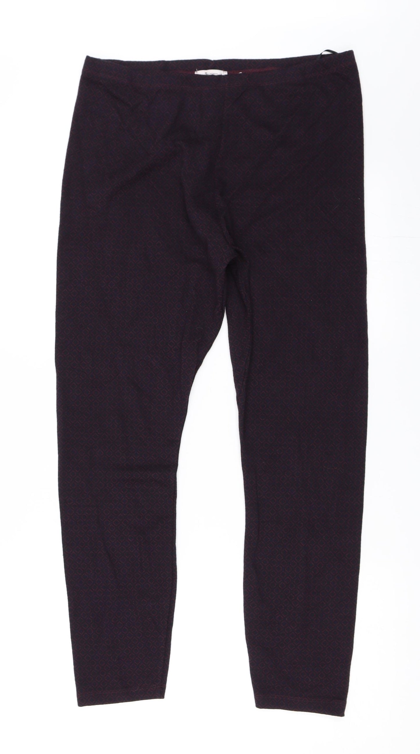 TU Womens Blue   Capri Leggings Size 16 L27.5 in