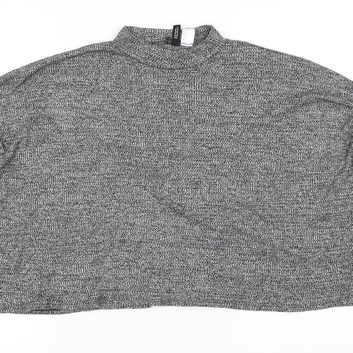 H&M Womens Grey   Pullover Jumper Size L
