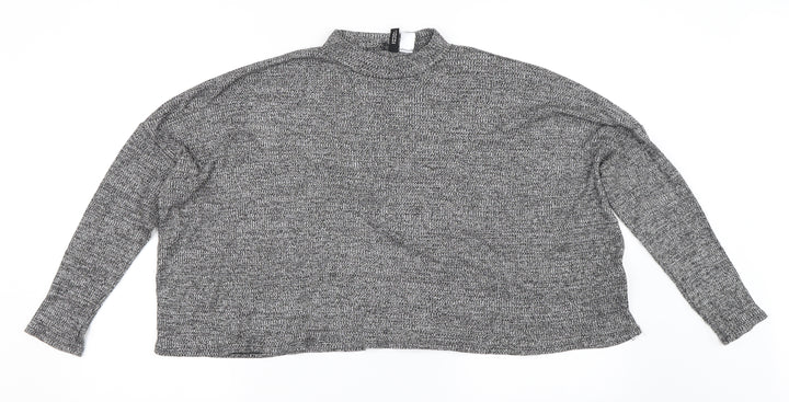 H&M Womens Grey Pullover Jumper Size L