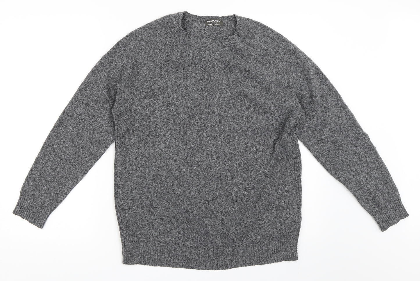 Primark Mens Grey   Pullover Jumper Size L