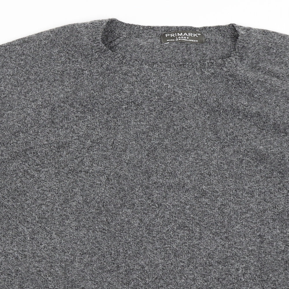 Primark Mens Grey   Pullover Jumper Size L