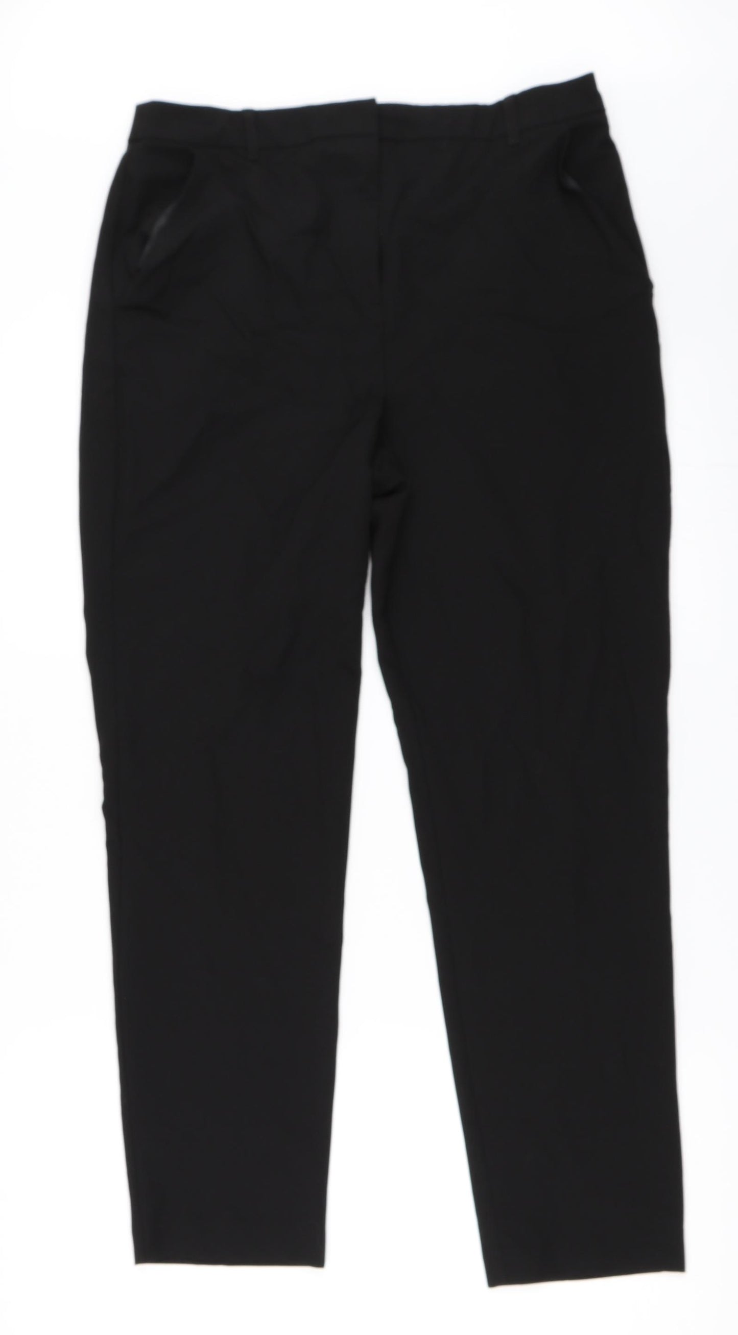 Topshop Womens Black   Capri Trousers Size 12 L27 in
