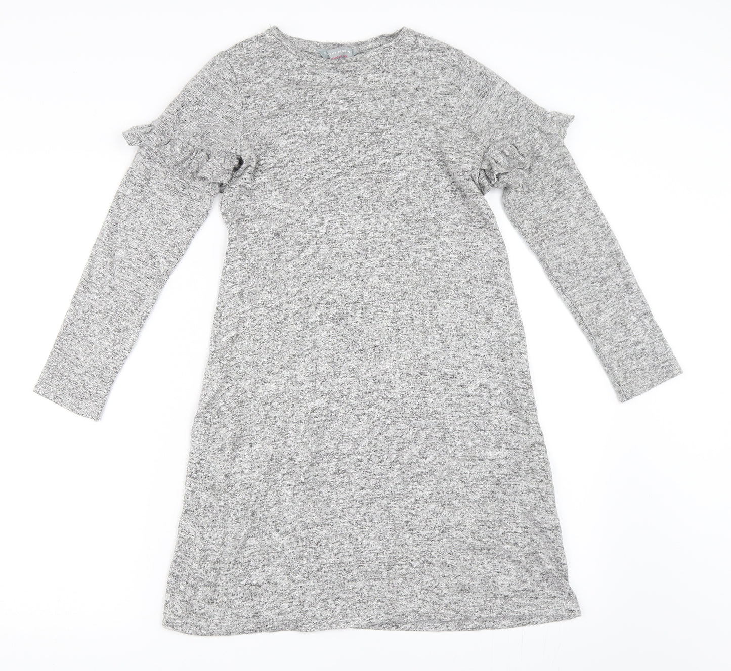 Dorothy Perkins Womens Grey   Jumper Dress  Size 8