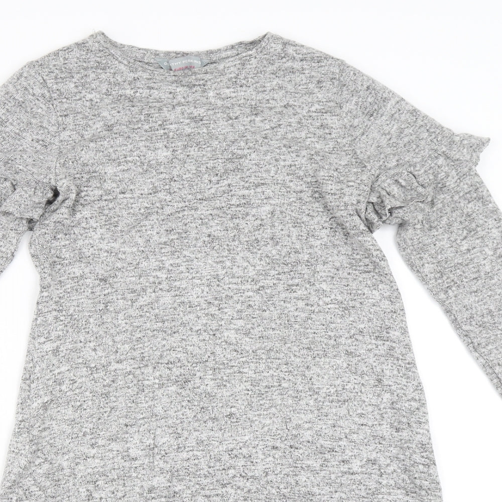 Dorothy Perkins Womens Grey   Jumper Dress  Size 8