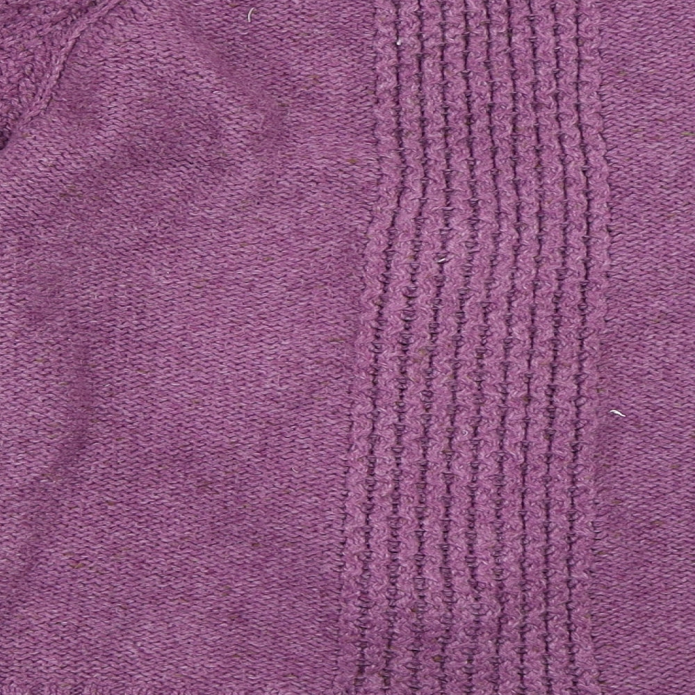 Fat Face Womens Purple   Cardigan Jumper Size 10