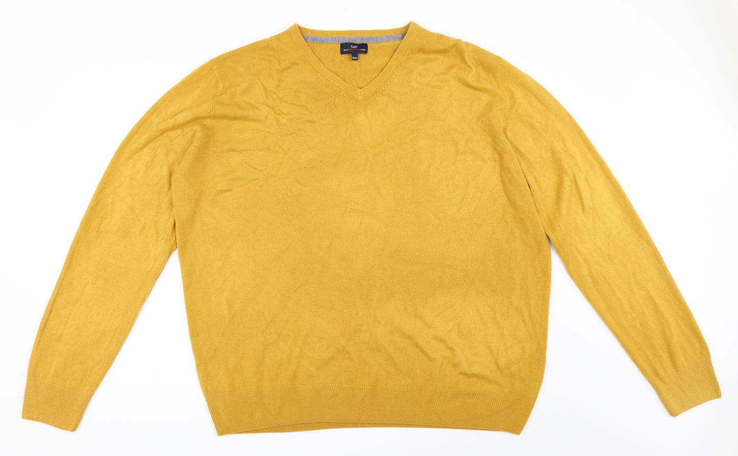 Matalan Mens Yellow   Pullover Jumper Size 2XL