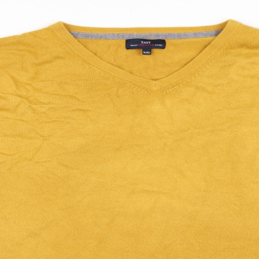 Matalan Mens Yellow   Pullover Jumper Size 2XL