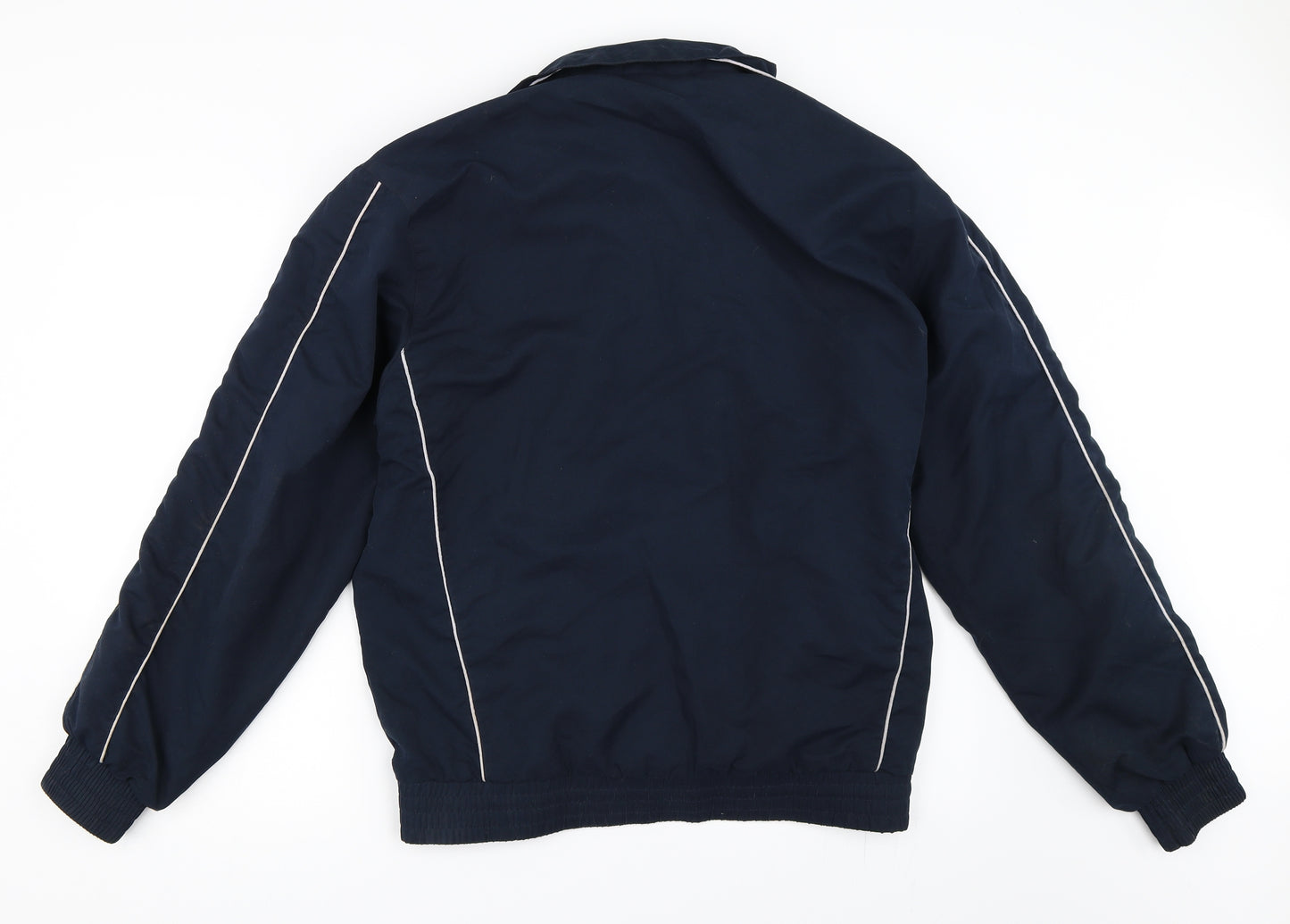 Freeport Mens Blue   Bomber Jacket Coat Size XL