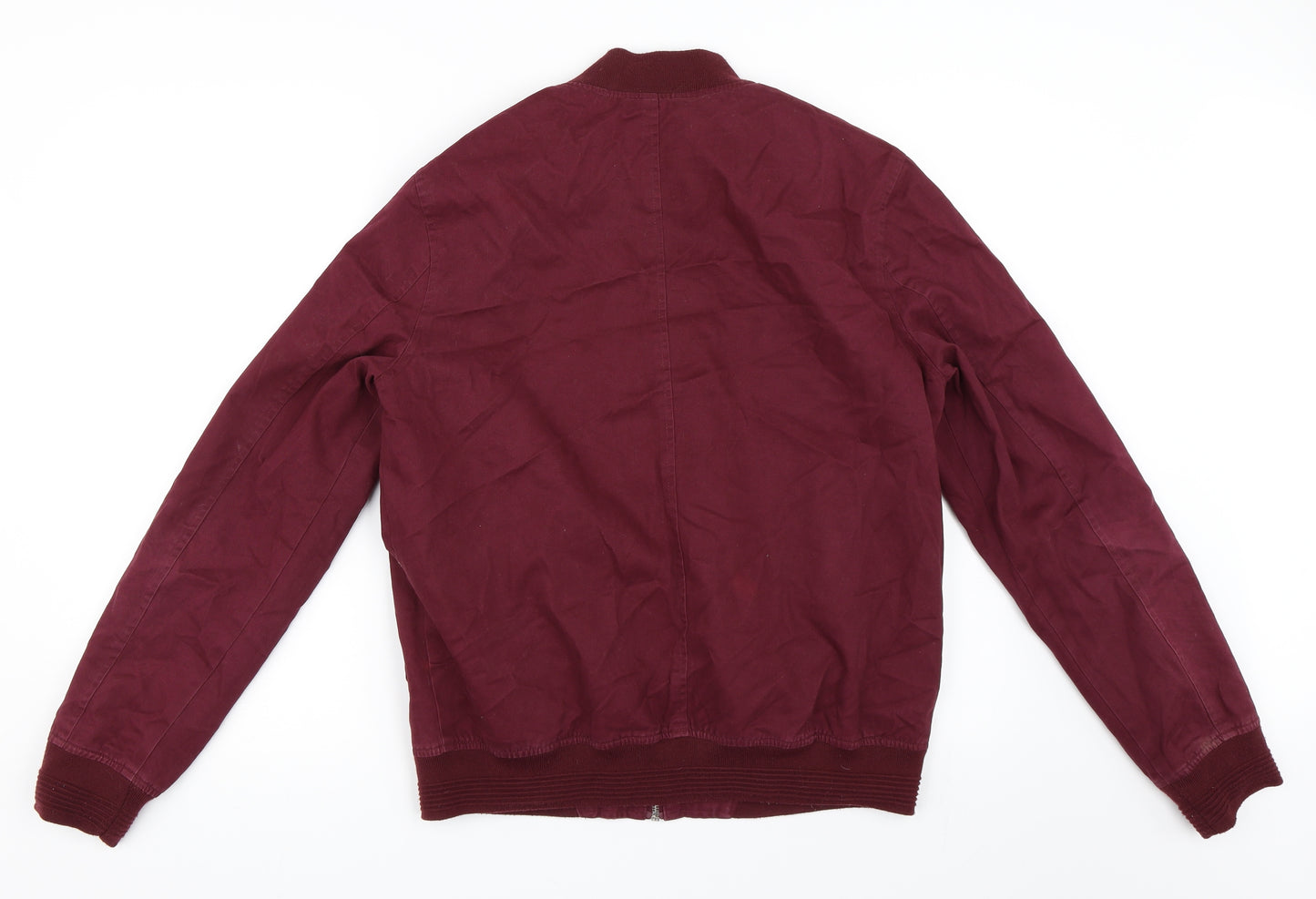 Topman Mens Red   Bomber Jacket Coat Size M