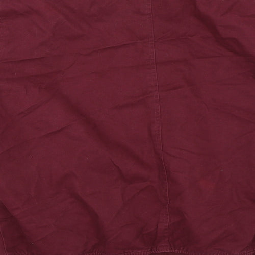 Topman Mens Red   Bomber Jacket Coat Size M