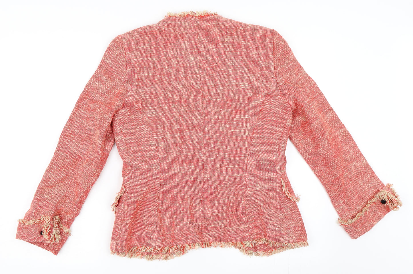 Zara Womens Red   Jacket Blazer Size 38