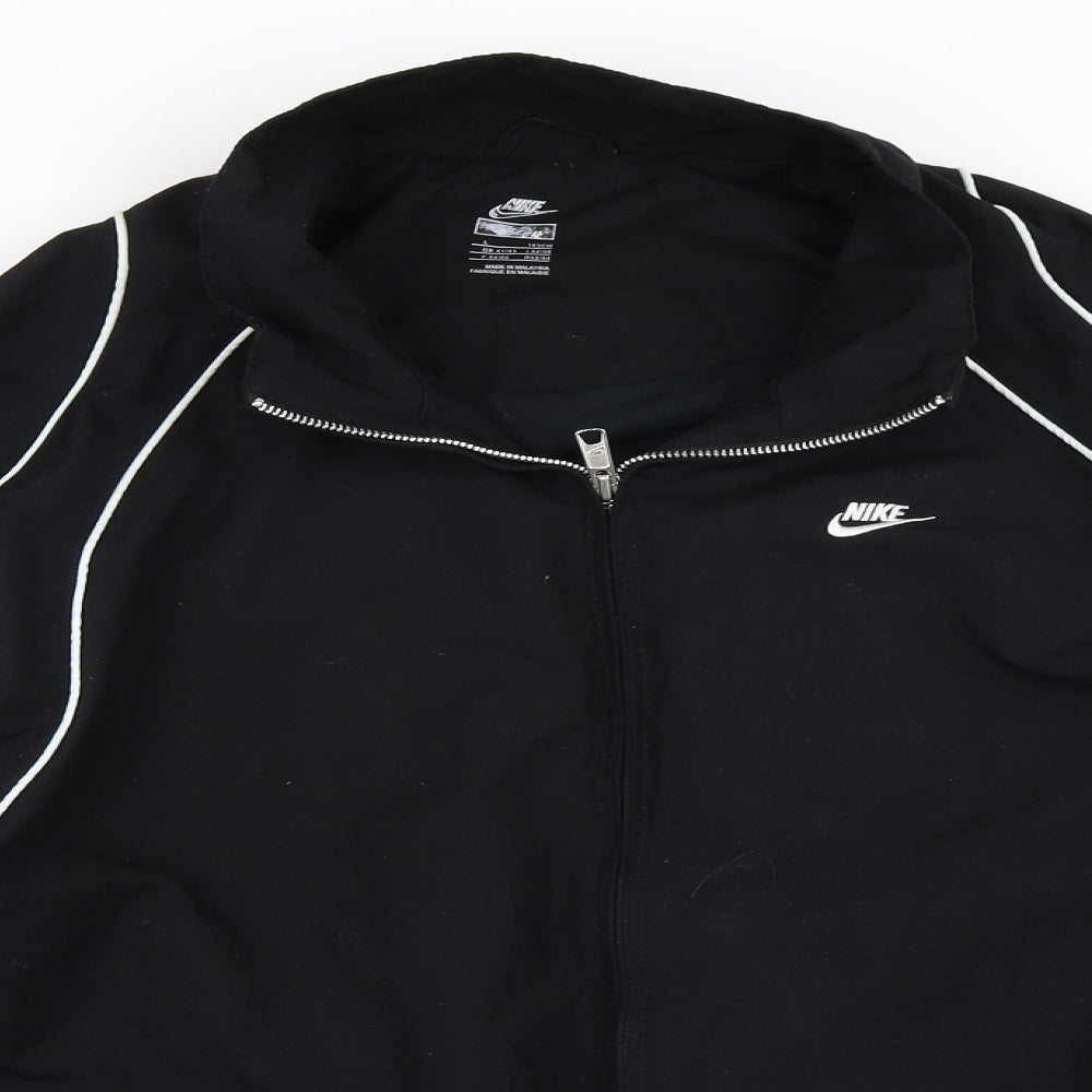 Nike Mens Black   Bomber Jacket Jacket Size L