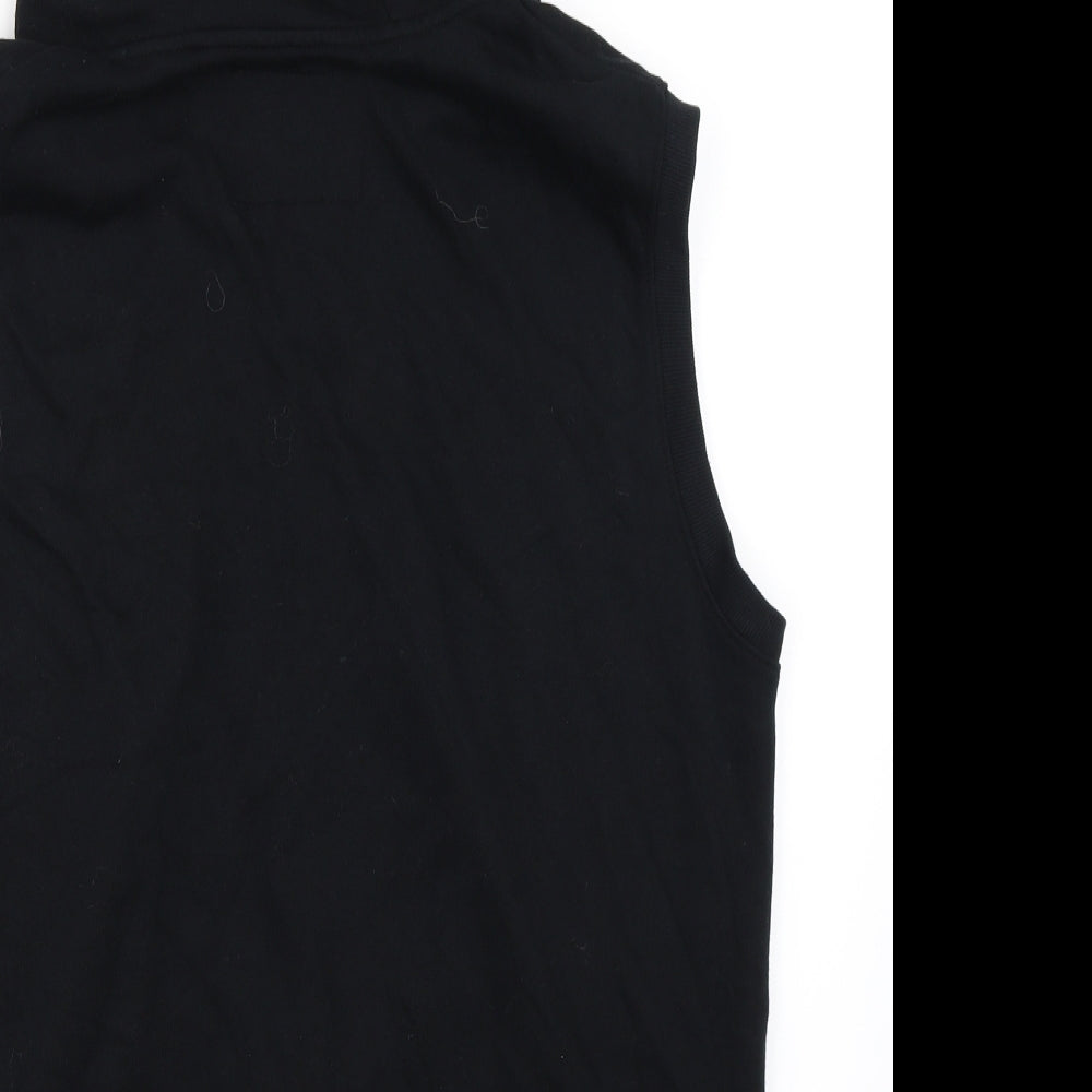 F&F Mens Black   Full Zip Hoodie Size L