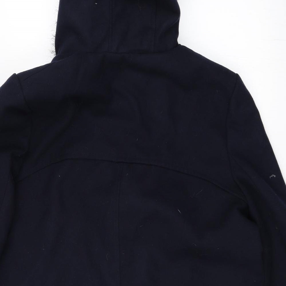New Look Womens Blue   Overcoat Coat Size 18