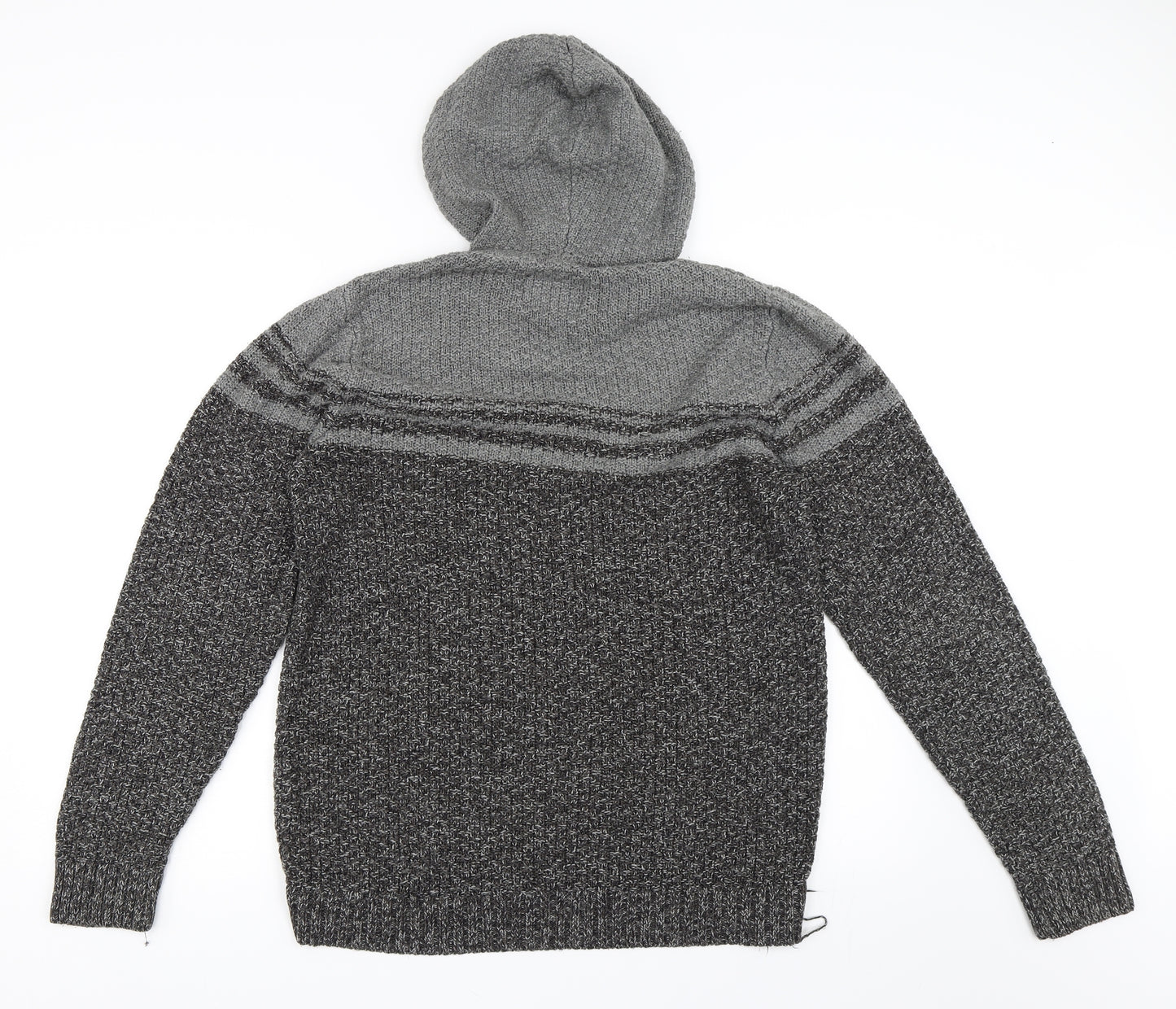 Firetrap Mens Grey   Pullover Hoodie Size S