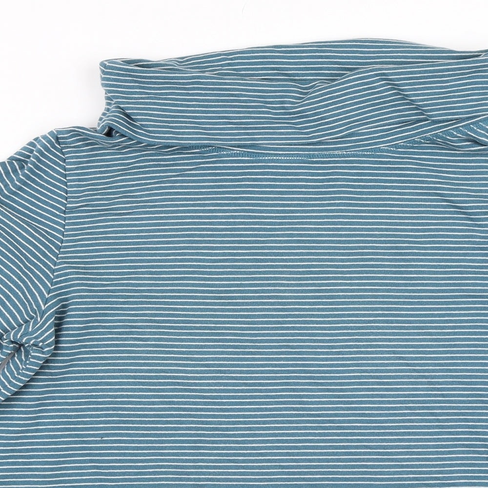 Seasalt Womens Blue Striped  Pullover Jumper Size 14