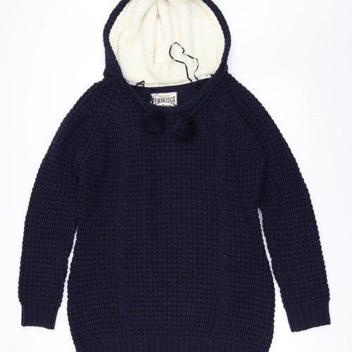 New Look Womens Blue   Pullover Hoodie Size 16