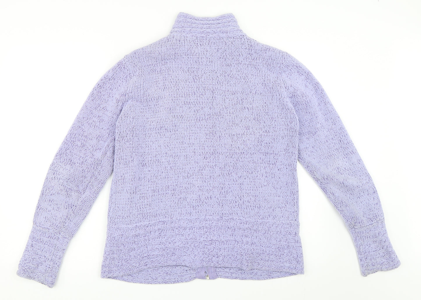 Elizabeth Scott Womens Purple   Full Zip Jumper Size M