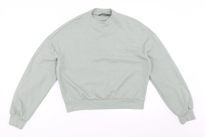 SheIn Womens Green Pullover Sweatshirt Size S