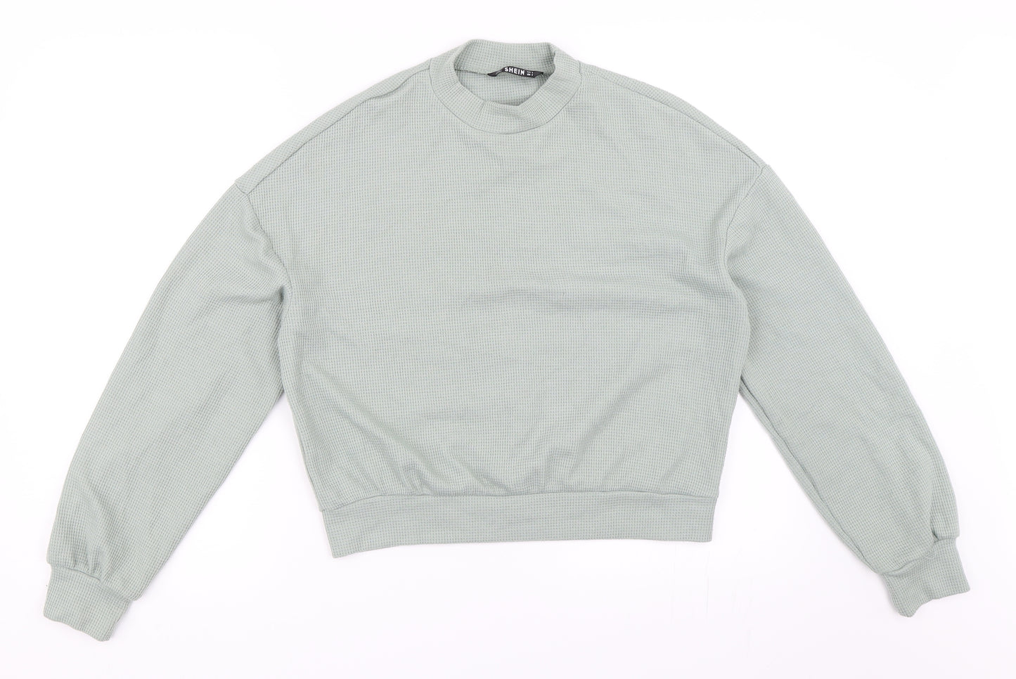 SheIn Womens Green   Pullover Sweatshirt Size S