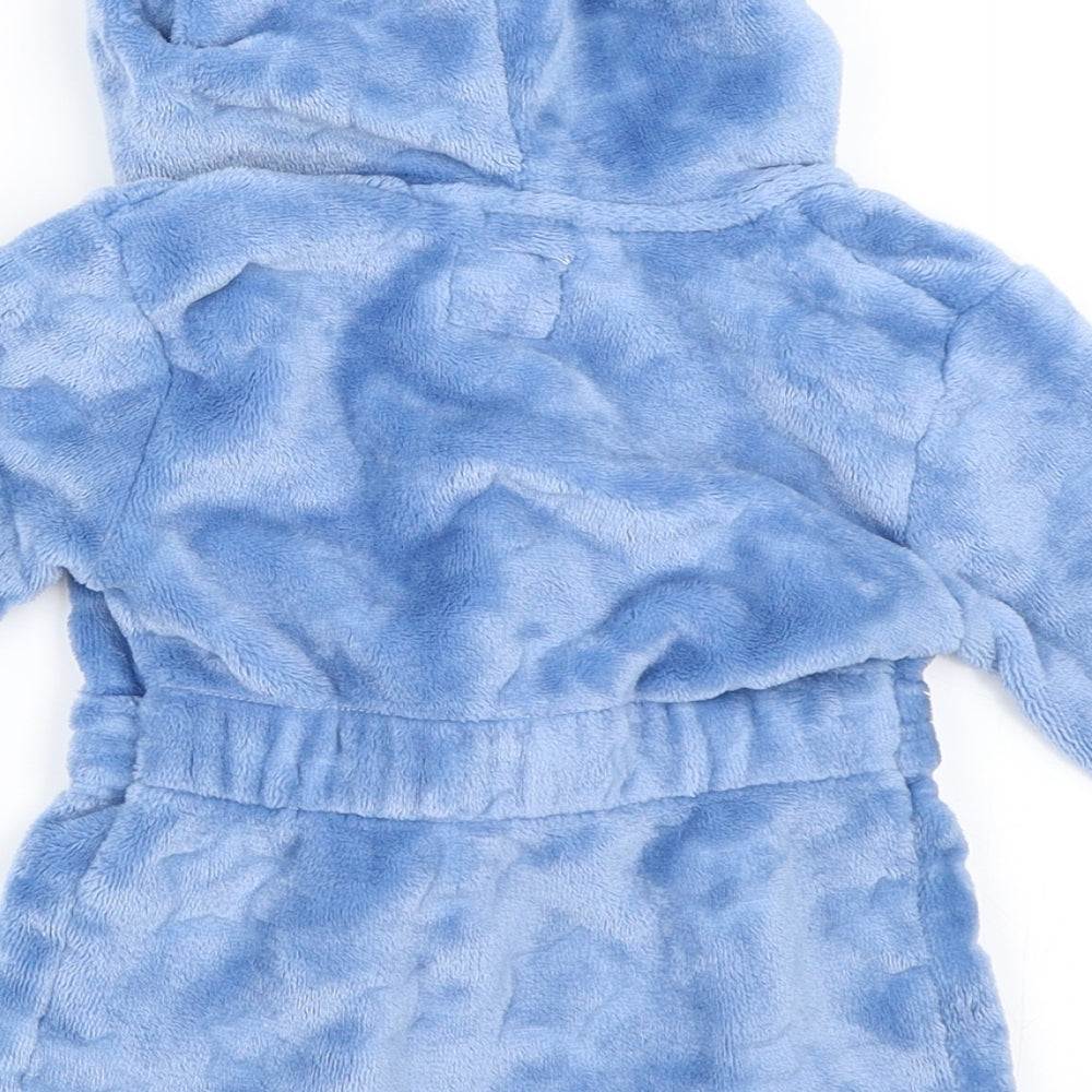 Primark Boys Blue Solid  Kaftan Robe Size 6-9 Months  - dressing gown