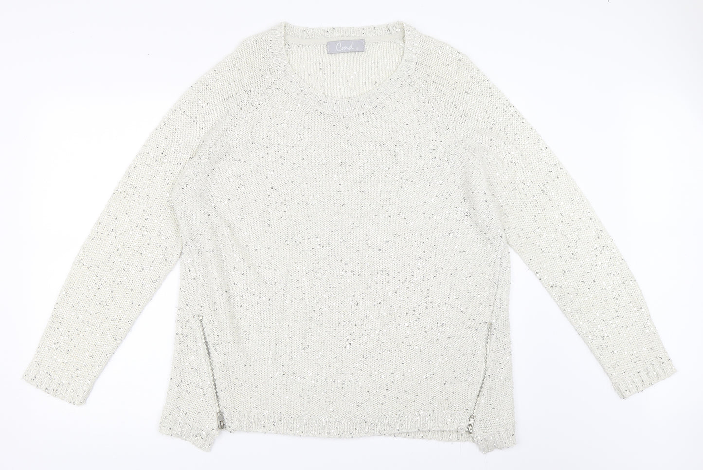 CMD Womens Ivory   Pullover Jumper Size 18
