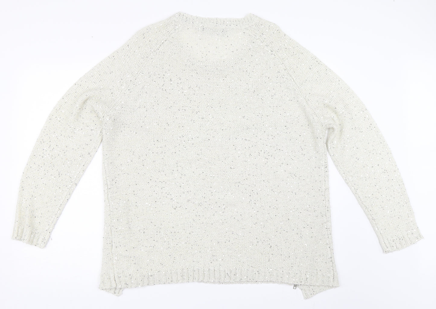 CMD Womens Ivory   Pullover Jumper Size 18