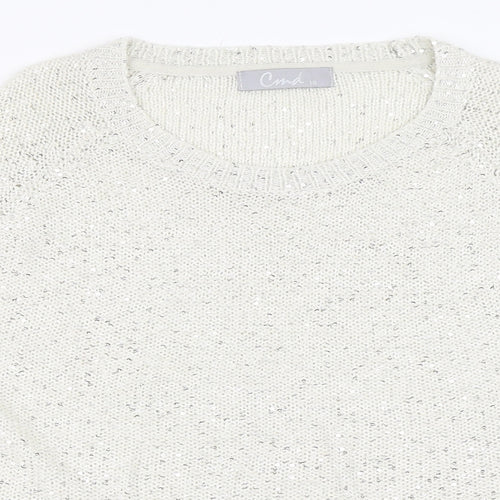 CMD Womens Ivory   Pullover Jumper Size 18