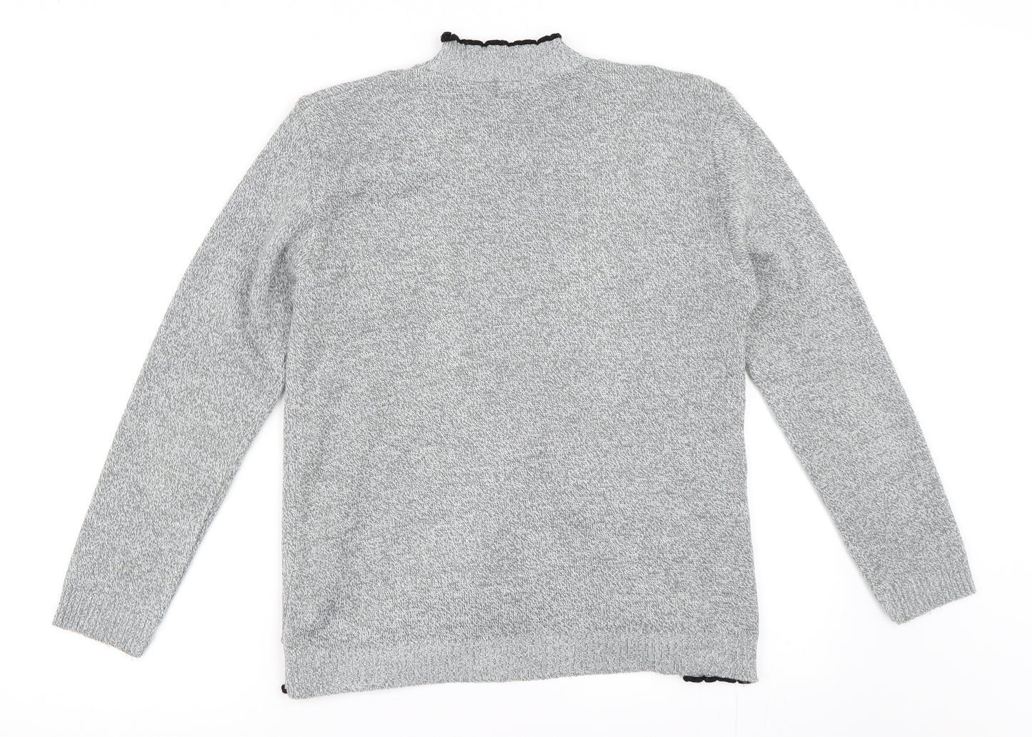 Glimpse Design Womens Grey   Cardigan Jumper Size S