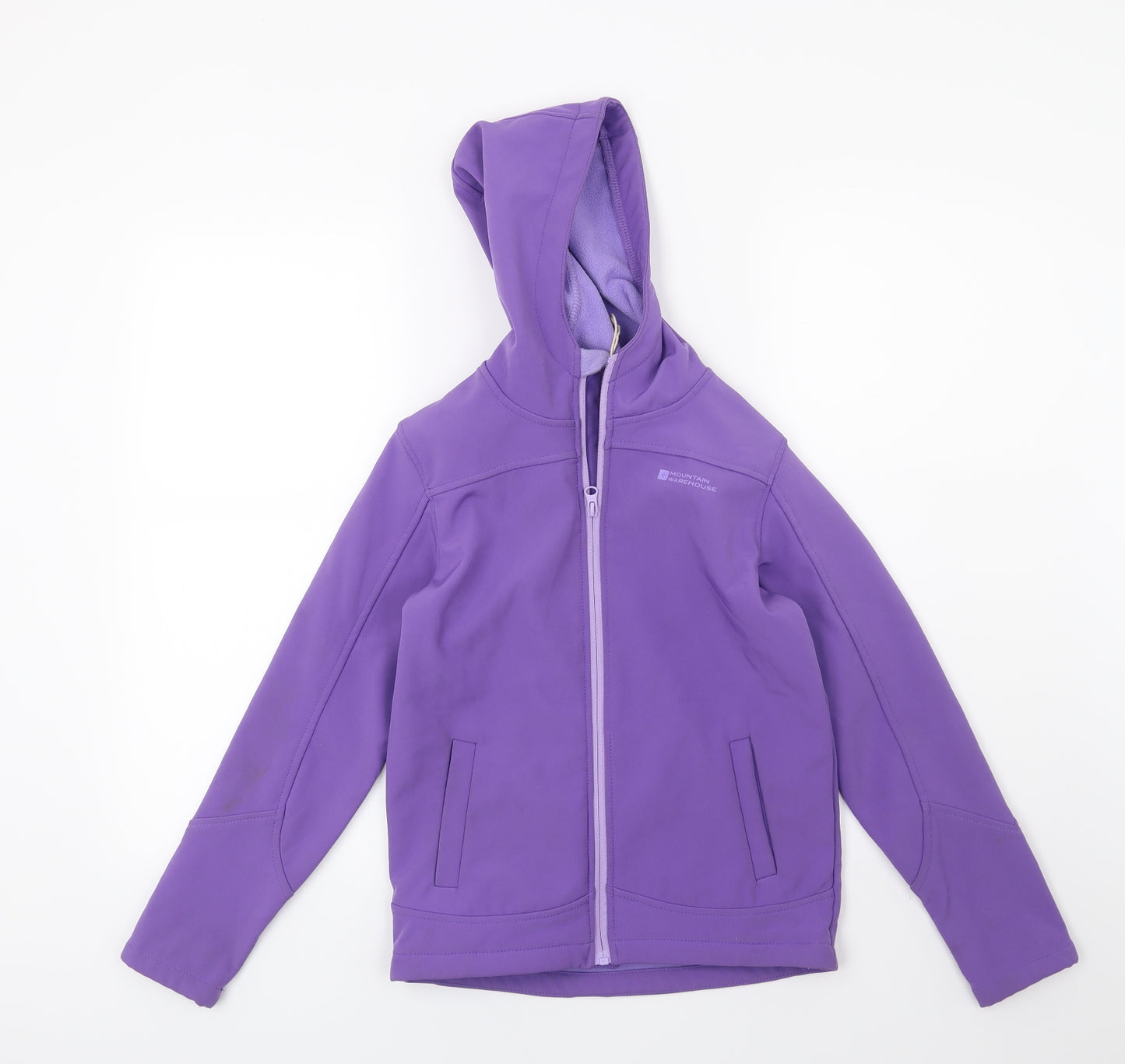 Mountain Warehouse Girls Purple  Softshell Jacket  Size 9-10 Years