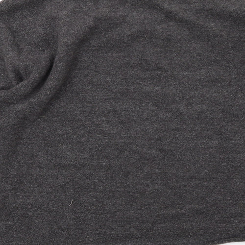 Topshop Womens Grey  Fleece Pullover Sweatshirt Size 8