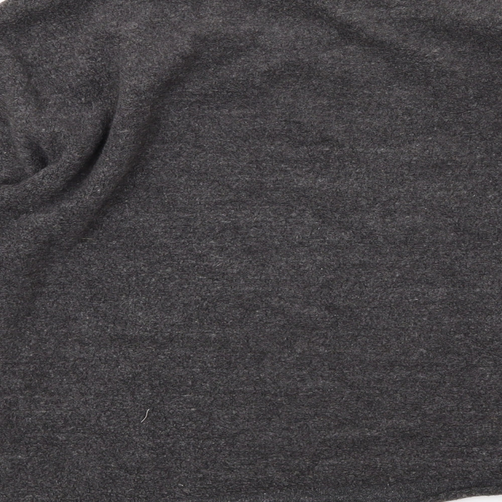 Topshop Womens Grey  Fleece Pullover Sweatshirt Size 8