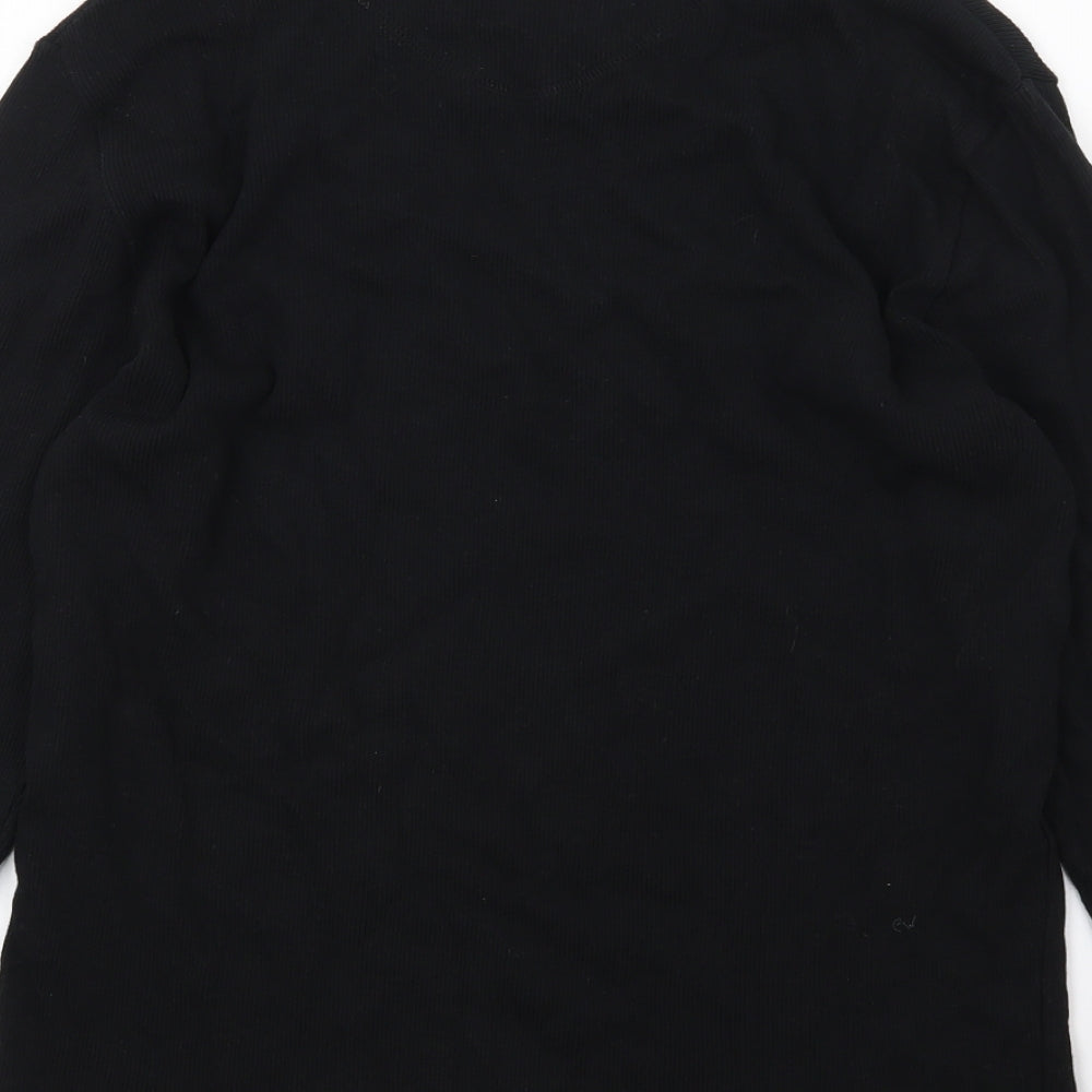 Lee Cooper Mens Black  Jersey  T-Shirt Size L