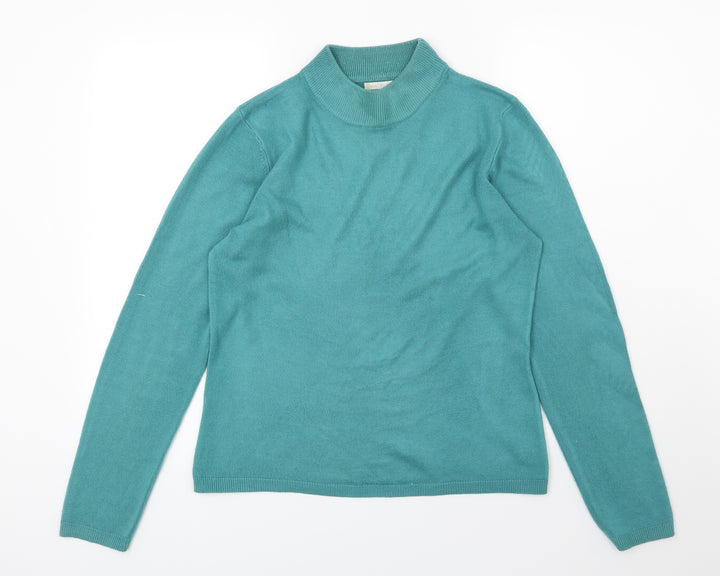 Matalan Womens Blue Knit Pullover Jumper Size 14