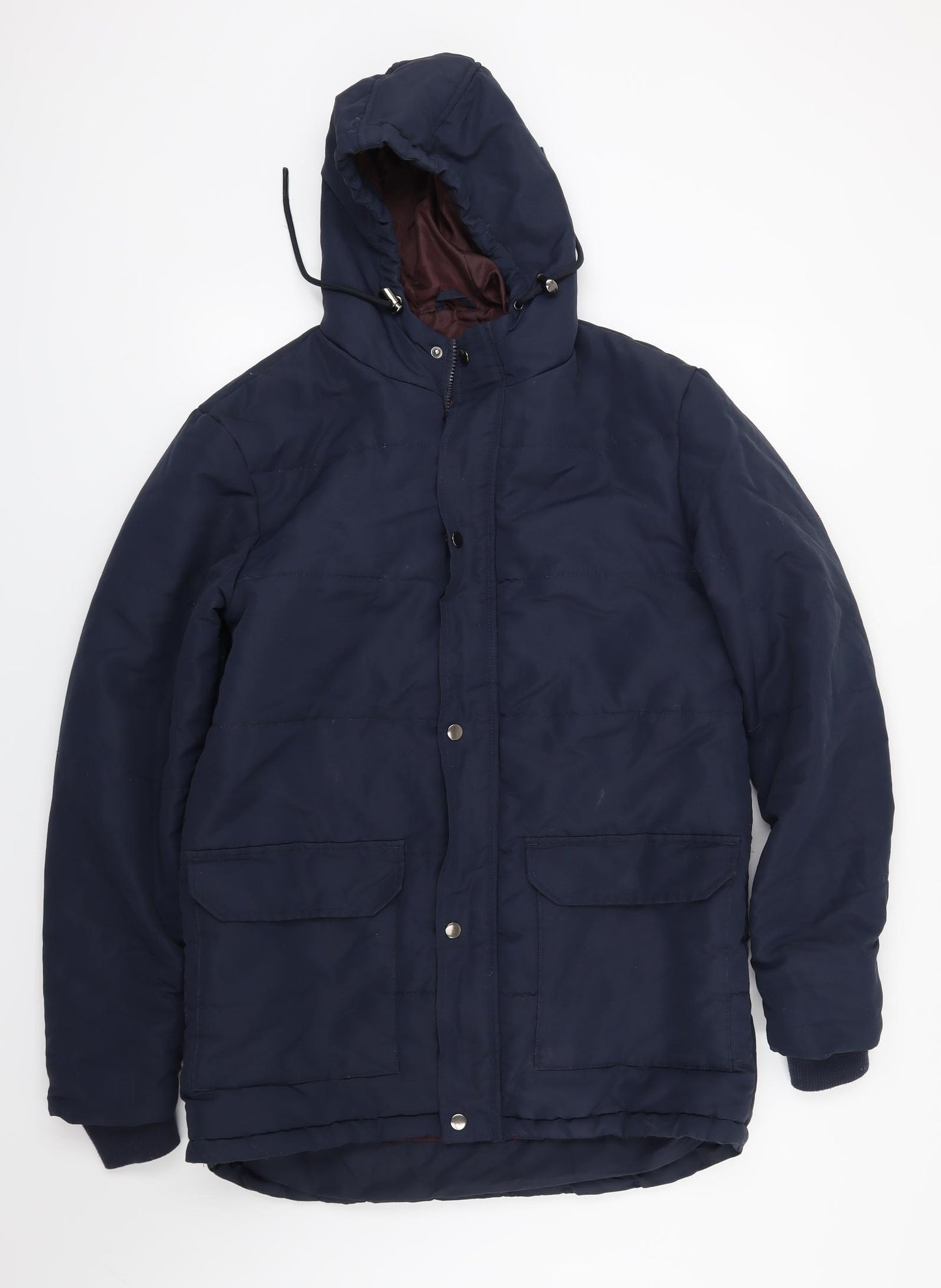 Matalan Mens Blue   Overcoat Coat Size L