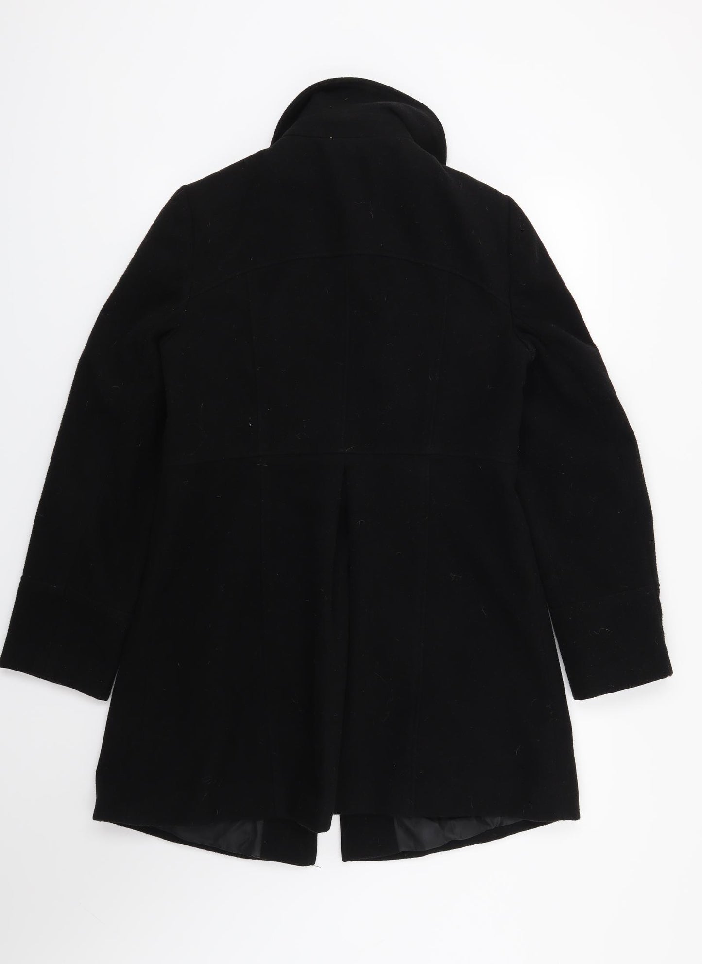 George Womens Black   Overcoat Coat Size 14