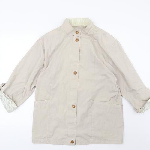 Marks and Spencer Womens Beige   Jacket  Size 12