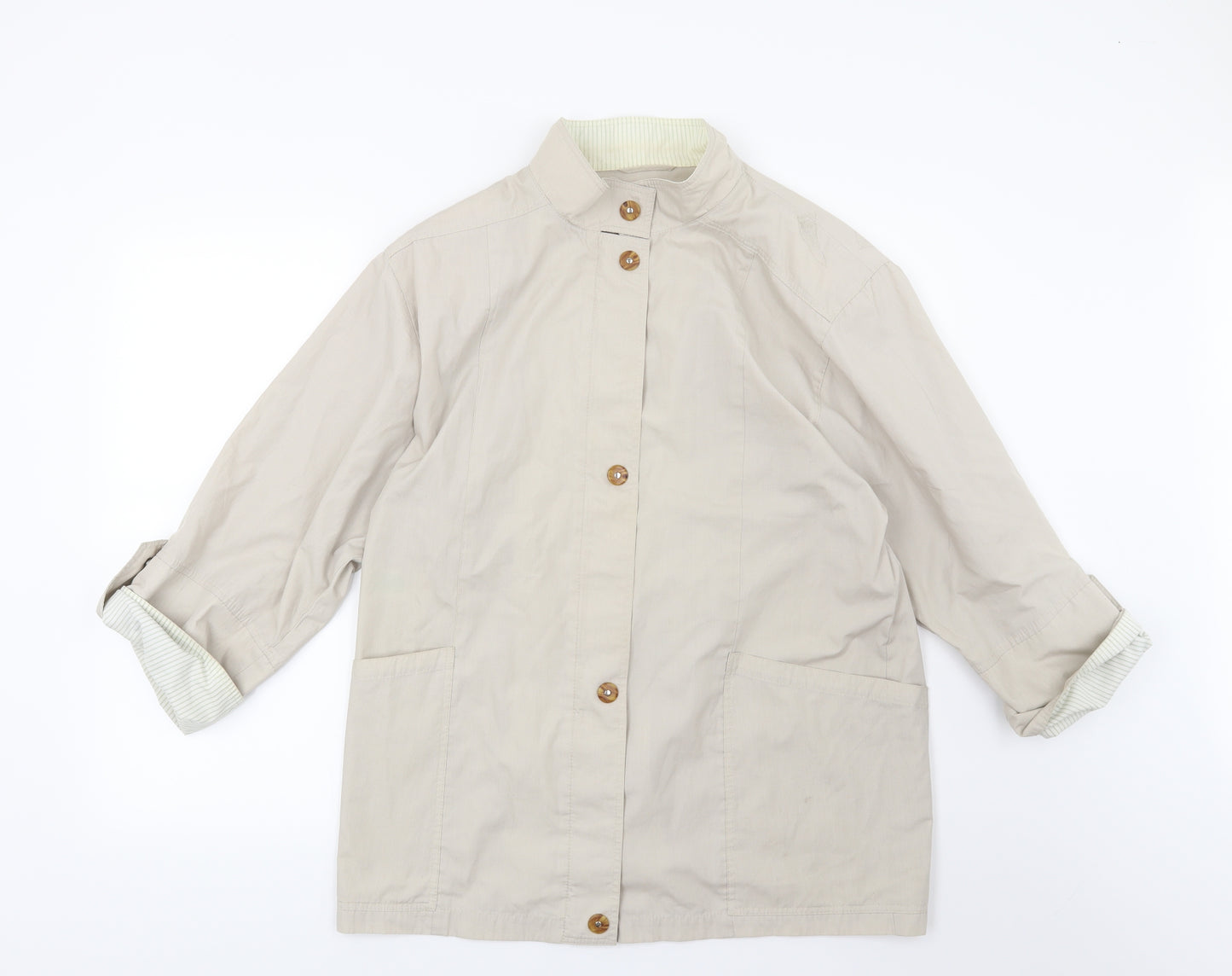 Marks and Spencer Womens Beige   Jacket  Size 12