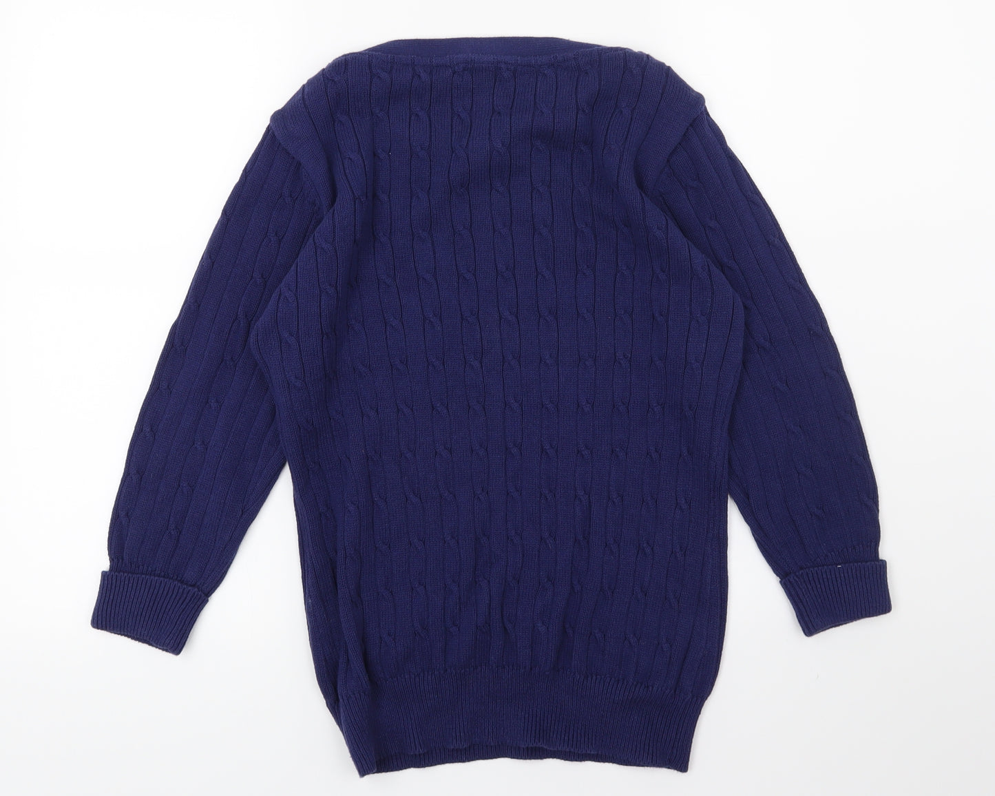 F&F Womens Blue  Knit Pullover Jumper Size 16