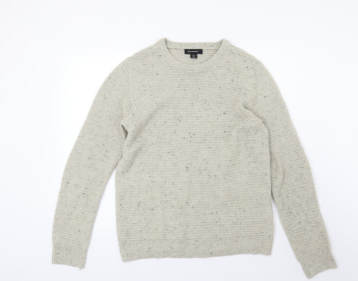 Cedar Wood State Mens Beige Knit Pullover Jumper Size M