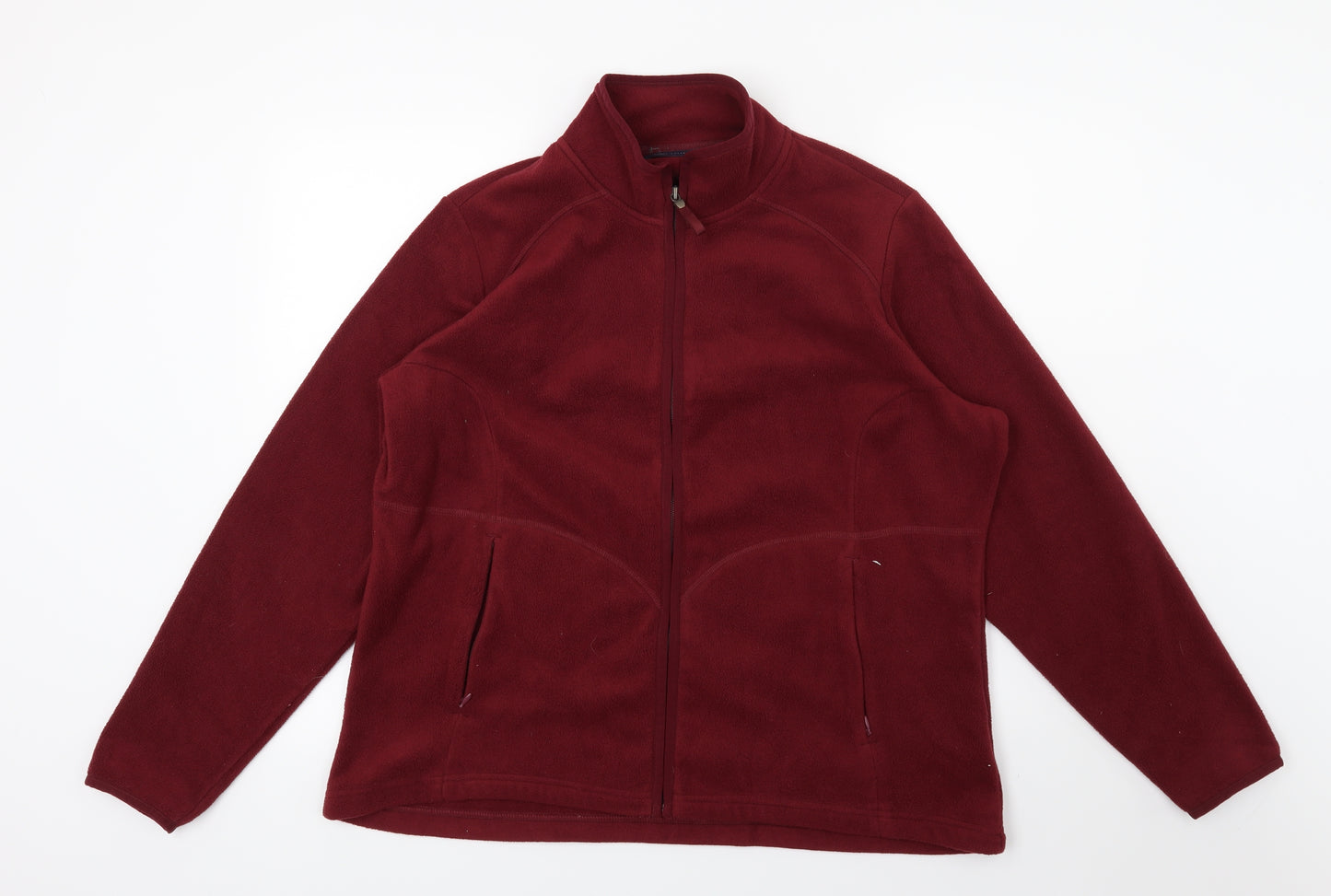 Garfield & Marks Womens Red  Fleece Jacket  Size 20