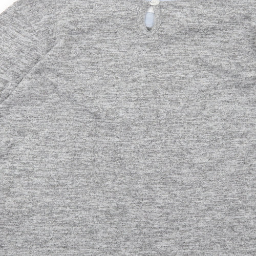 Bellambia Womens Grey  Knit Pullover Jumper Size M