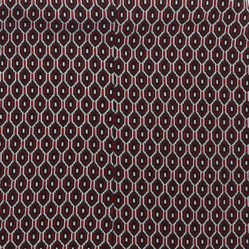 Primark Womens Red Geometric  Bandage Skirt Size 10