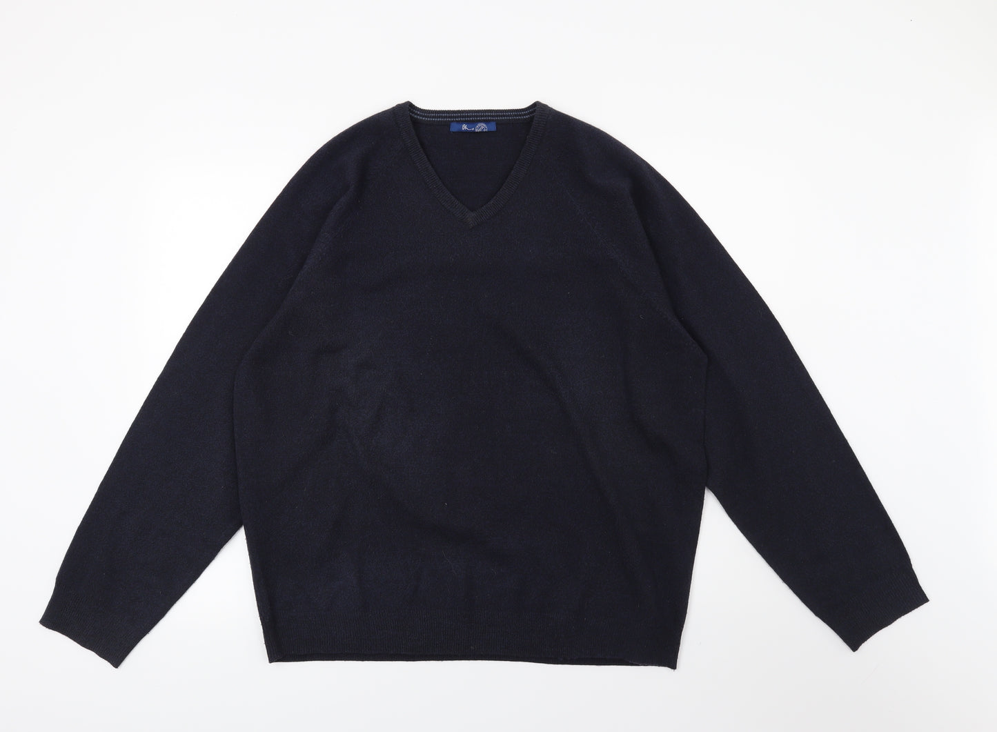 BHS Mens Blue  Knit Pullover Jumper Size L