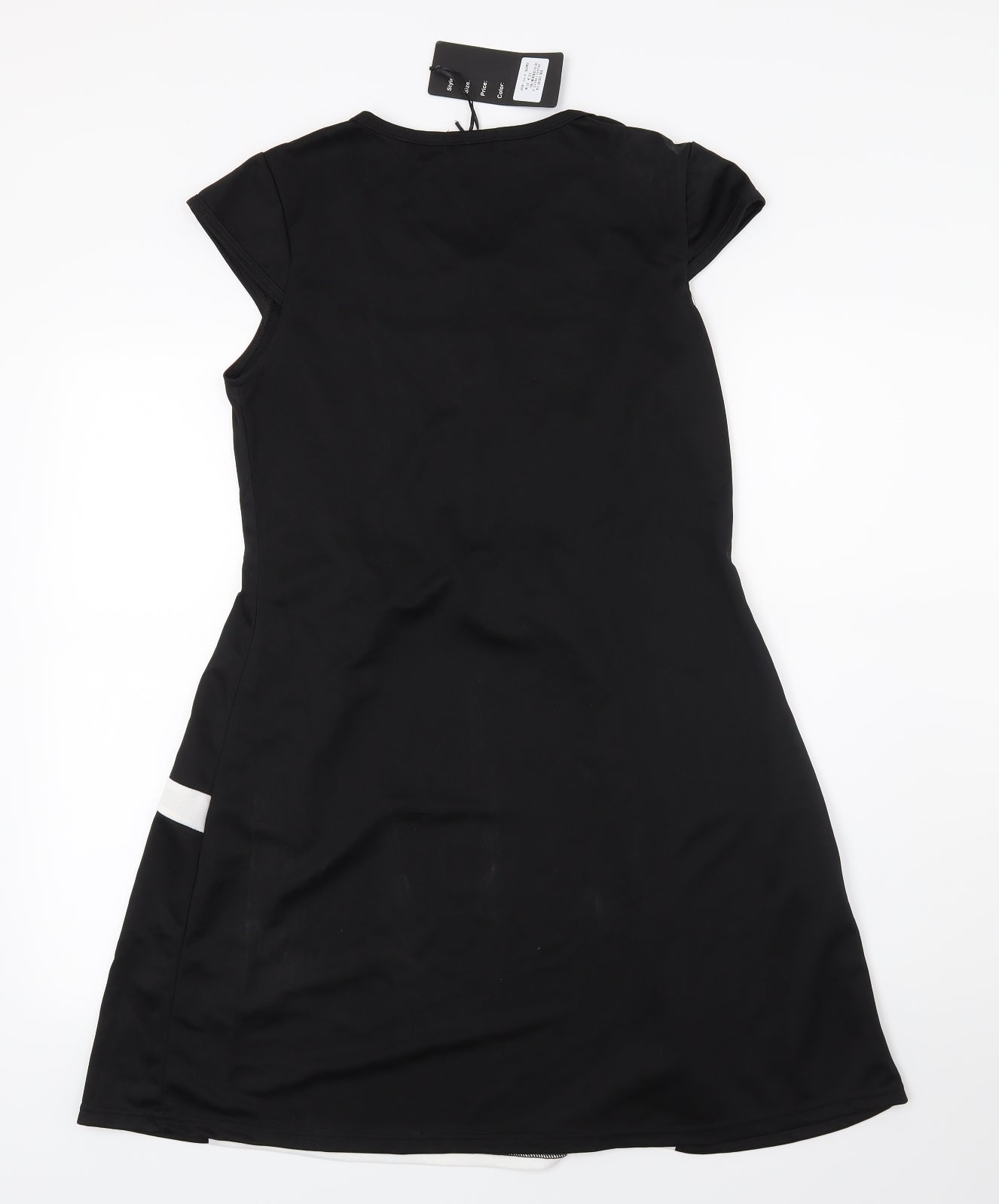 Indulgence London Womens Black Striped  A-Line  Size 16